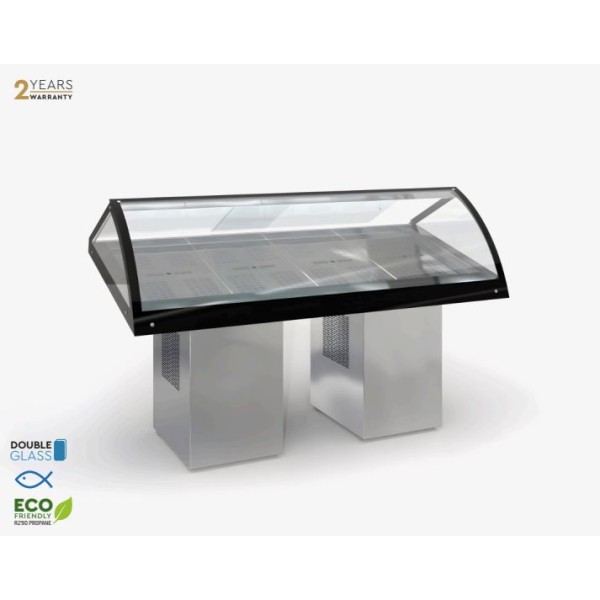 Ψυγείο Βιτρίνα Ψαριέρα επιδαπέδια 190χ92χ120 εκ ID-PSAR190