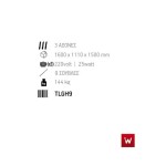 Επαγγελματική ανοξείδωτη επιτραπέζια ψησταριά κάρβουνου με σούβλες τρείς ατέρμονες και χοάνη VKN-TLGH9 160χ110χ150 εκ