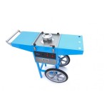 Επαγγελματικη μηχανη μαλλι της γριας – Ø 52cm - Μπλε με καρότσι MAX-09506003