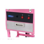 Επαγγελματικη μηχανη μαλλι της γριας – Ø 52cm - ΡΟΖ με καρότσι και καπάκι MAX-09506002