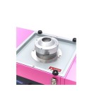 Επαγγελματικη μηχανη μαλλι της γριας – Ø 52cm - ΡΟΖ με καρότσι και καπάκι MAX-09506002