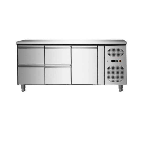 Πάγκος Ψυγείο Συντήρησης 179x70x86cm με 2 διπλές συρταριέρες & μία πόρτα VEN-313140