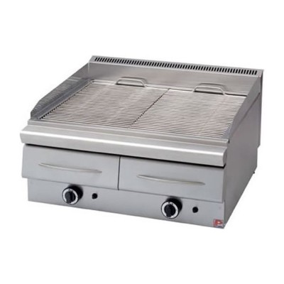 Γκριλ-σχάρα αερίου διπλή επιτραπέζια ΣΕΙΡΑ 60 80Χ63Χ34 PN-GS 2 2000