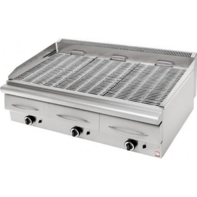 Γκριλ-σχάρα αερίου τριπλή επιτραπέζια ΣΕΙΡΑ 60 120χ63χ34 PN-GS 3 2000
