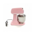 Επαγγελματικό πλανητικό ηλεκτρικό επιτραπέζιο μίξερ 7 λίτρων ροζ παστέλ 42,5χ24χ42,5 εκ MAX-09300151