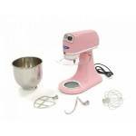 Επαγγελματικό πλανητικό ηλεκτρικό επιτραπέζιο μίξερ 7 λίτρων ροζ παστέλ 42,5χ24χ42,5 εκ MAX-09300151