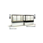 Επαγγελματικό ανοξείδωτο ψυγείο βιτρίνα IRIS αεριζόμενη με διπλά κρύσταλλα 137χ72χ130 εκ ID-IRIS13772.VIT