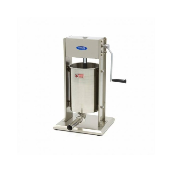 Επαγγελματικό γεμιστικό για λουκάνικα επιτραπέζιο ανοξείδωτο κάθετο 15L 33χ30χ71 εκ MAX-09300465