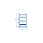 Ψυγείο Βιτρίνα 3NZ 10