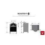 Επαγγελματικός φούρνος με ξύλα & αέριο επιδαπέδιος ROASTER P VKN-ROASTER PGC 4 1,14X81,5X168 εκ