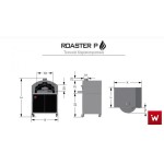 Επαγγελματικός φούρνος με ξύλα & αέριο επιδαπέδιος ROASTER P VKN-ROASTER PGC 4 1,14X81,5X168 εκ