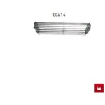 Επαγγελματική κοτοπουλιέρα με ξύλα-κάρβουνο για 18-24 κοτόπουλα VKN-POASTER PCFW12 120X105X193 εκ