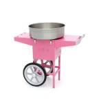 Επαγγελματικη μηχανη μαλλι της γριας – Ø 52cm - ΡΟΖ με καρότσι και καπάκι MAX-09506002