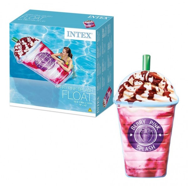 INTEX ΦΟΥΣΚΩΤΟ ΣΤΡΩΜΑ ΘΑΛΑΣΣΗΣ MILKSHAKE 198X107CM