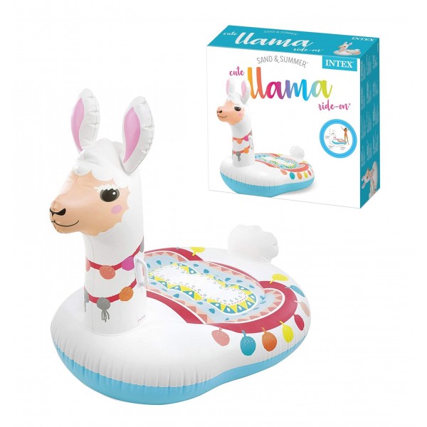 INTEX ΦΟΥΣΚΩΤΟ ΣΤΡΩΜΑ ΘΑΛΑΣΣΗΣ ΛΑΜΑ 112X94X135CM