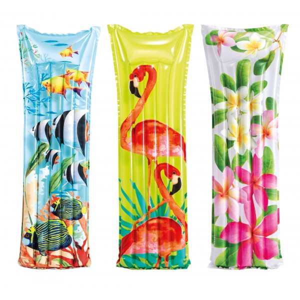 INTEX ΦΟΥΣΚΩΤΟ ΣΤΡΩΜΑ ΘΑΛΑΣΣΗΣ ΔΙΑΦΑΝΟ ΜΕ ΣΧΕΔΙΟ 183Χ69CM