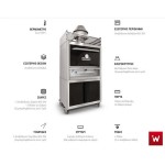 Επαγγελματικός φούρνος κάρβουνου επιτραπέζιος ROASTER VKN-ROASTER 76 96,5X71X111 εκ