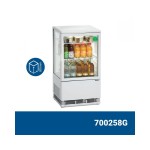 Ψυγείο βιτρίνα συντήρηση επιτραπέζιο λευκό 700258G 43,5x38,5x80,5 εκ
