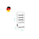 Ψυγείο βιτρίνα συντήρηση επιτραπέζιο λευκό 700678G 42,5x43,5x98 εκ