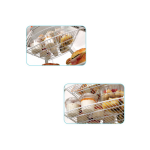 Ψυγείο βιτρίνα συντήρηση επιτραπέζιο λευκό 700678G 42,5x43,5x98 εκ