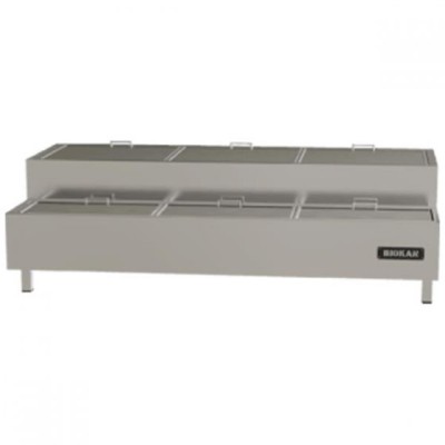 Επαγγελματική ανοξείδωτη σουβλακιέρα-ψησταριά επιτραπέζια δύο επιπέδων κάρβουνου VKN-CGD7 200X60X44 εκ