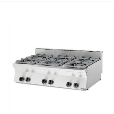 Εστία αερίου με 6 εστίες επιτραπέζια 120x70x25εκ VMX-753ST pilot