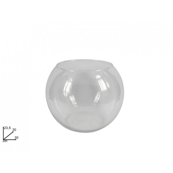 ΓΥΑΛΑ ΕΝΥΔΡΕΙΟ ΨΑΡΙΩΝ 23.5Χ30Χ30CM