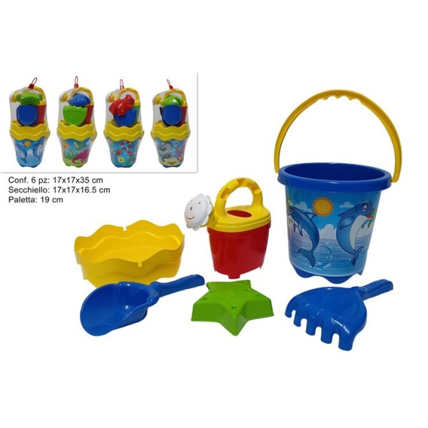 ΣΕΤ ΚΟΥΒΑΔΑΚΙ ΘΑΛΑΣΣΗΣ ΜΕ 5 ΑΞΕΣΟΥΑΡ 4 ΣΧΕΔΙΑ