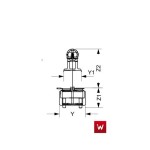 Επαγγελματική ψησταριά ROBATA κάρβουνου επιτραπέζια με ανύψωση VKN-ROASTER GR80 80X45X30(+75) εκ