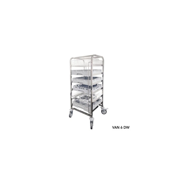Καρότσι Καλαθιών Πλυντηρίου VAN 6 DW