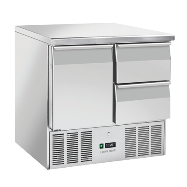 Ψυχόμενες Σαλατιέρες CRD 92A - GN1/1(ΑΝΟΞΕΊΔΩΤΗ ΕΠΙΦΑΝΕΙΑ ΕΡΓΑΣΙΑΣ & ΣΥΡΤΑΡΙΑ)