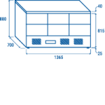 Ψυχόμενες Σαλατιέρες CRD 96A - GN1/1 (ΑΝΟΞΕΊΔΩΤΗ ΕΠΙΦΑΝΕΙΑ ΕΡΓΑΣΙΑΣ & ΣΥΡΤΑΡΙΑ)