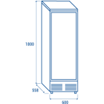 Ψυγείο κρασιού CW 380 300lt