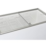 Οριζόντιος καταψύκτης CFG 408 με συρόμενα γυάλινα καπάκια 400lt ENERGY CLASS D