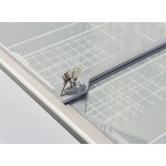 Οριζόντιος καταψύκτης CFG 508 με συρόμενα γυάλινα καπάκια 500lt 155X63X86 ENERGY CLASS  D