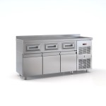 Ψυγείο Πόστο Καφέ 3 πόρτες ψυγείο + 3 συρτάρια του καφε 175Χ70Χ87/92 εκ ID-PSCAF1752P