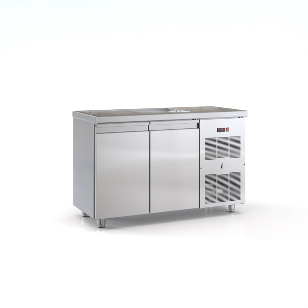 Ψυγείο πάγκος συντήρηση με 2 πόρτες 130X70X87. εκ ID-PSM13070 ENERCY CLASS A+