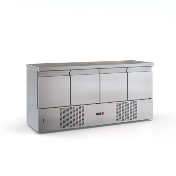 Ψυγείο πάγκος συντήρηση με 4 πόρτες μοτέρ κάτω 180X60X87.εκ ID-PSM 18060DM