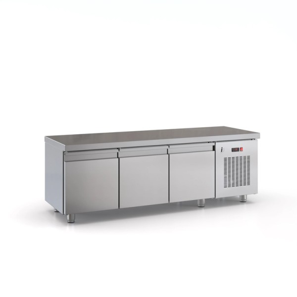 Ψυγείο πάγκος συντήρηση με 3 πόρτες 175X70X63. εκ  ID-PSM17570SN(ΧΑΜΗΛΟ)