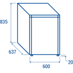 Ψυγείο αναψυκτικών συντήρηση QR 200 - 200lt