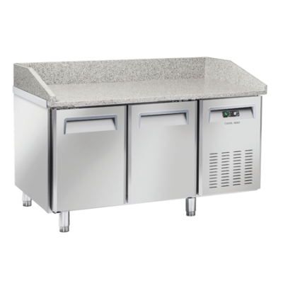 Πάγκος συντήρησης πίτσας QZ 20 για λαμαρίνες 600χ400 mm