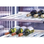 Πανοραμική βιτρίνα κρασιών RV 404BL συντήρηση 440lt (μαύρο χρώμα)