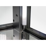 Πανοραμική βιτρίνα κρασιών RV 404BL συντήρηση 440lt (μαύρο χρώμα)