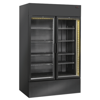 Βιτρίνα συντήρησης TKG 1000CB με πλήρη γυάλινη μπροστινή όψη και μετώπη 1050lt