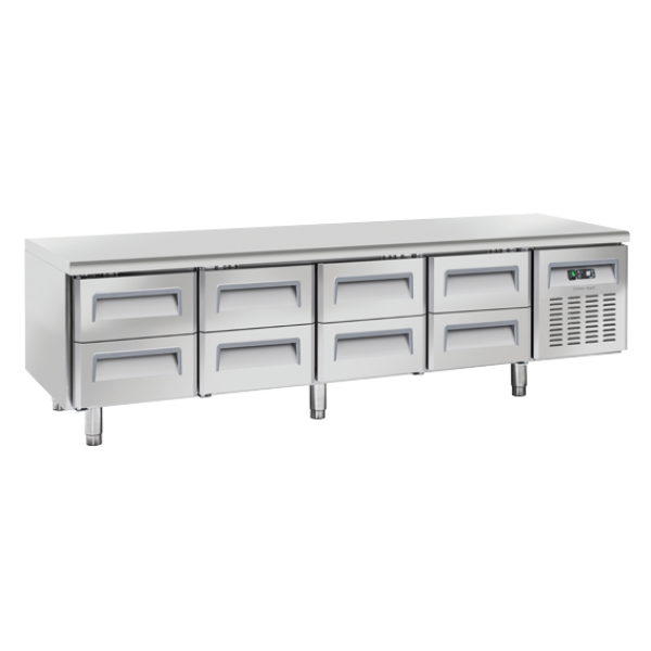 Ψυχόμενος πάγκος U-GN 4180 - GN 1/1