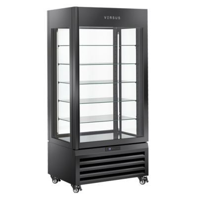 Βιτρίνα ζαχαροπλαστικής VRP 604B 600lt (Μαύρη)