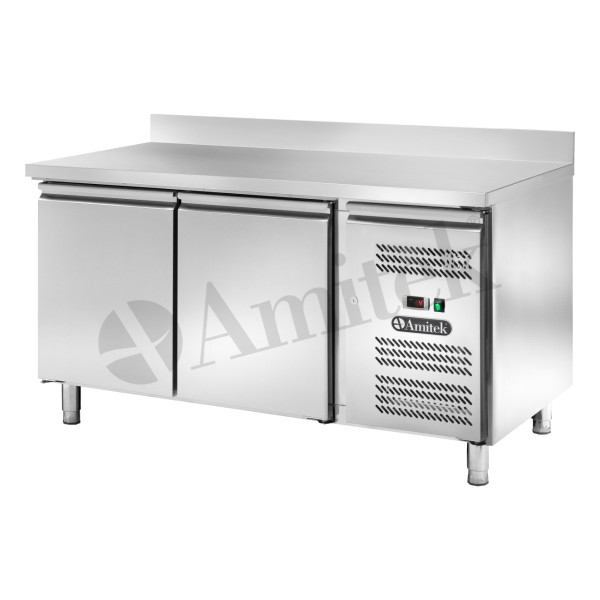 Αεριζόμενος ψυχόμενος πάγκος ζαχαροπλαστικής με υπερυψωμένη AK2204P πλάτη