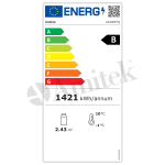 Ψυχόμενη Βιτρίνα Ζαχαροπλαστικής AK400ETQ 65Χ65Χ187