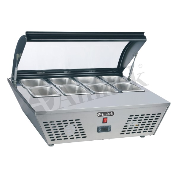 Ψυγείο Βιτρίνα Σαλατών Πάγκου AK816RT 77Χ61Χ33