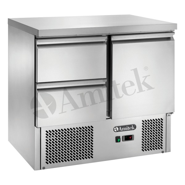 Στατικό Ψυχόμενο Ψυγείο Σαλατών με Συρτάρια AK941-2D 90Χ70Χ85